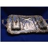 Image 2 : Marked Silver on Copper 271 Serving Tray- One Piece has a Broken Handle and Does not Match
