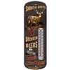 TIN THERMOMETER "SHOOTIN DEER & DRINKIN BEERS"