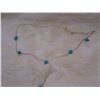 Image 1 : STERLING SILVER TURQUOISE NECKLACE