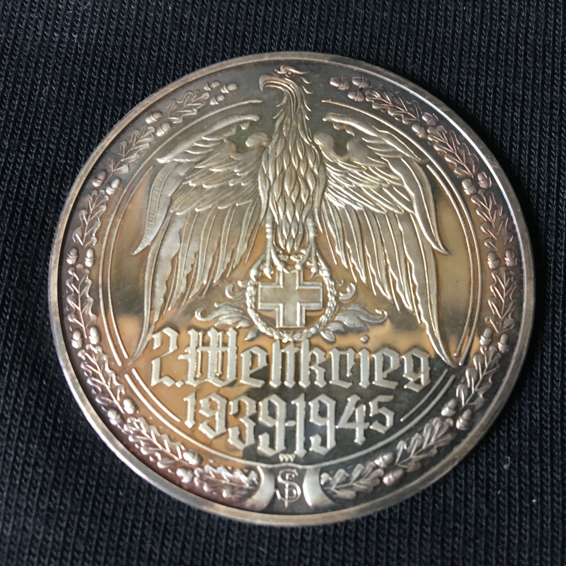 Rare Silver German Medallion General Field Marshal Erwin Rommel ...