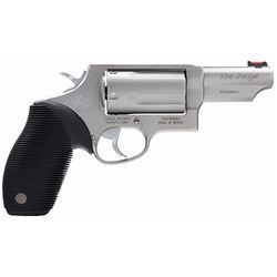 Taurus 2441039T Judge Single/Double 45 Colt (LC)/410 3" 5 Black Ribber Grip Stainless