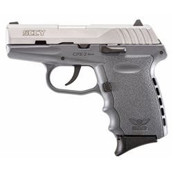 SCCY Industries CPX2TTSG CPX-2 Double 9mm 3.1" 10+1 Gray Polymer Grip/Frame Grip Stainless Steel