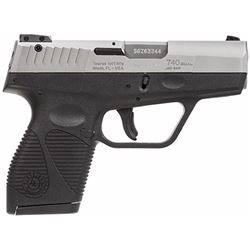 Taurus 1740039FS 740 Slim Single/Double 40 Smith & Wesson (S& W) 3.2" 6+1 Black Polymer Grip Stainle