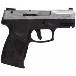 Taurus 1111039G212 111 Millenium G2 SS 9mm 3.2" 12+1 Blk Poly Frame/SS Slide