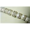 Image 2 : #1-PEARL AND CUBIC ZIRCONIA FLEXIBLE FIT BRACELET