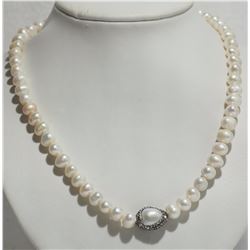 #11-STERLING SILVER FRESHWATER PEARL WITH