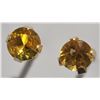 Image 1 : #26-14K YELLOW GOLD CITRINE (3MM) STUD EARRINGS