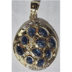 #34-GOLD PLATED STERLING SILVER GENUINE