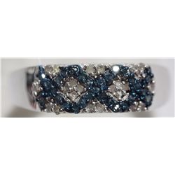 #41-STERLING SILVER WHITE (0.22CT) AND ENHANCED