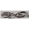 Image 1 : #42-STERLING SILVER 11 DIAMONDS (0.06CT) RING