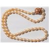 Image 1 : #44-FRESHWATER PINK PEARL NECKLACE WITH