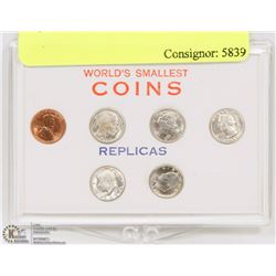 17) WORLDS SMALLEST COINS