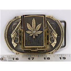 BELT BUCKLE AND LIGHTER COMBO