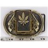 Image 1 : BELT BUCKLE AND LIGHTER COMBO