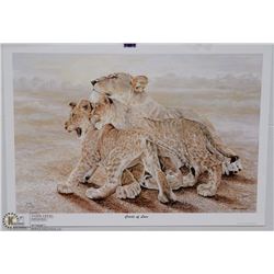 GAIL ADAMS PRINT "CIRCLE OF LOVE" PRINT WITH COA