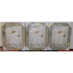 LOT OF THREE ART PIECES