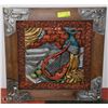 Image 1 : WOOD FRAMED 3D ART WALL HANGING