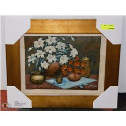FRAMED BREAKFAST IN BED 3D STYLE ART WALL HANGING