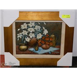 FRAMED BREAKFAST IN BED 3D STYLE ART WALL HANGING