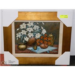 FRAMED BREAKFAST IN BED 3D STYLE ART WALL HANGING