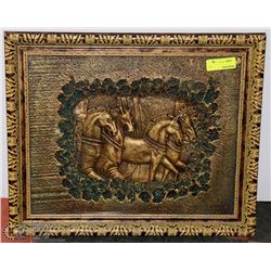 FRAMED HORSE 3D ART