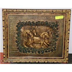 FRAMED HORSE 3D ART