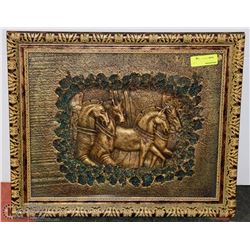 FRAMED HORSE 3D ART