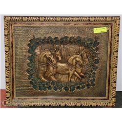 FRAMED HORSE 3D ART
