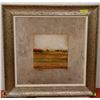 Image 1 : SHOWHOME TEXTURED "FIELD" FRAMED PRINT 32"X32"