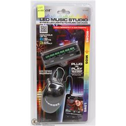 NEW LED MUSIC STUDIO, SYNCS LED LIGHT TO MUSIC