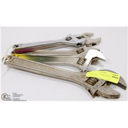 BUNDLE OF 5 PROTO CRESCENT WRENCHES -