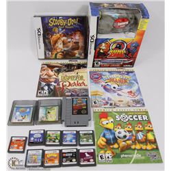 SET OF 10 NINTENDO DS GAMES (2 SEALED - SCOOBY