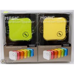 LOT OF TWO MAGIC VIBRATION SPEAKERS