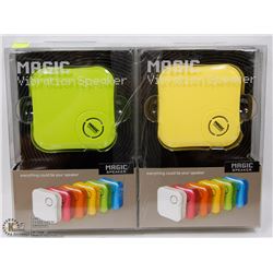LOT OF TWO MAGIC VIBRATION SPEAKERS