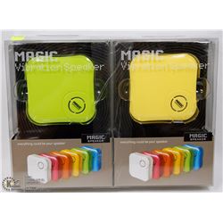 LOT OF TWO MAGIC VIBRATION SPEAKERS