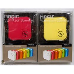 LOT OF TWO MAGIC VIBRATION SPEAKERS