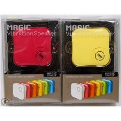 LOT OF TWO MAGIC VIBRATION SPEAKERS