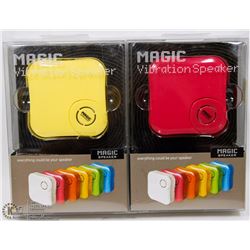 LOT OF TWO MAGIC VIBRATION SPEAKERS