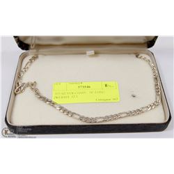 .925 SILVER CHAIN - 18"-LONG (WEIGHT: 22.3