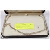 Image 1 : .925 SILVER CHAIN - 18"-LONG (WEIGHT: 22.3