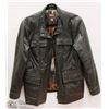 Image 1 : 14) LARGE SIZE LADIES BLACK DANIER LEATHER JACKET