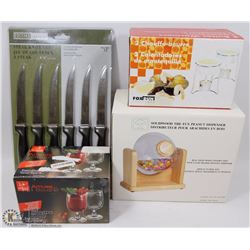 NEW ITEMS SET OF 12 STEAK KNIFES STAINLESS