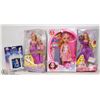 Image 1 : 2 NEW DISNEY RAPUNZEL DOLLS, CINDERELLA  ALARM