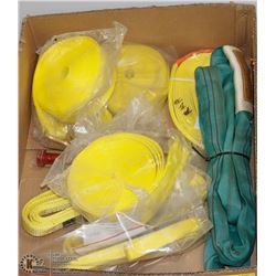 FLAT OF HEAVY DUTY STRAPS