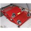 Image 1 : AUTO DOLLY SET OF FOUR 16"X12" SWIVEL CASTORS