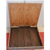 Image 1 : OPEN FIRE CAMPING WOOD GRILL WITH STORAGE BOX