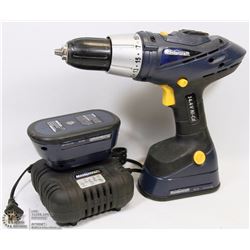 3/8" PORTABLE MASTERCRAFT 14.4V DRILL, 2