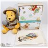 Image 1 : NEW DISNEY POOH BABY BLANKET AND KEEPSAKE BOX,