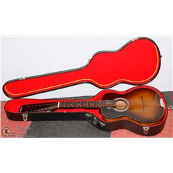 ACOUSTIC 14 STRING ASIAN GUITAR WITH HARD CASE