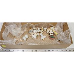 FLAT OF MINIATURE COLLECTIBLE FIGURINES